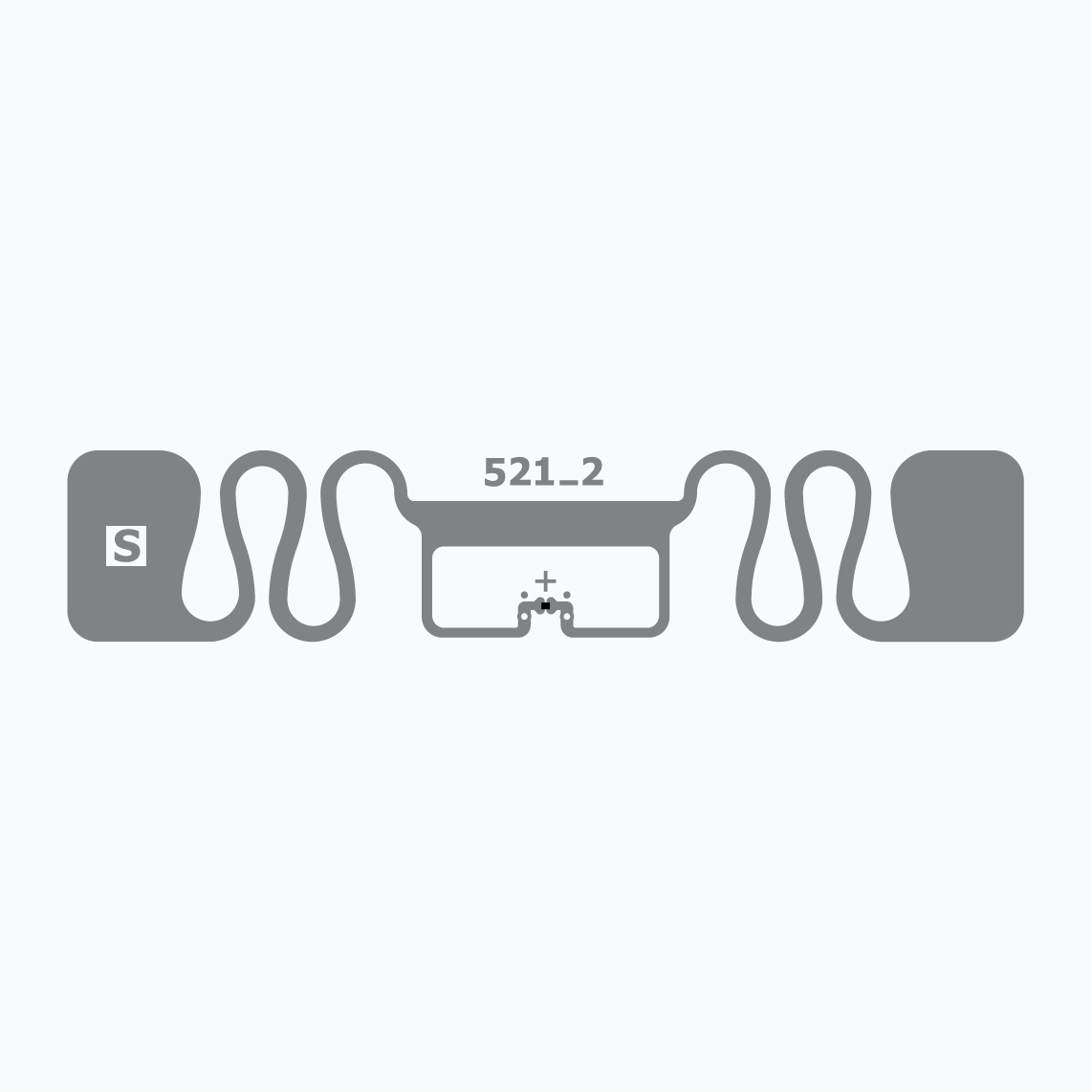 UHF RFID Inlay： Belt，UCODE 8