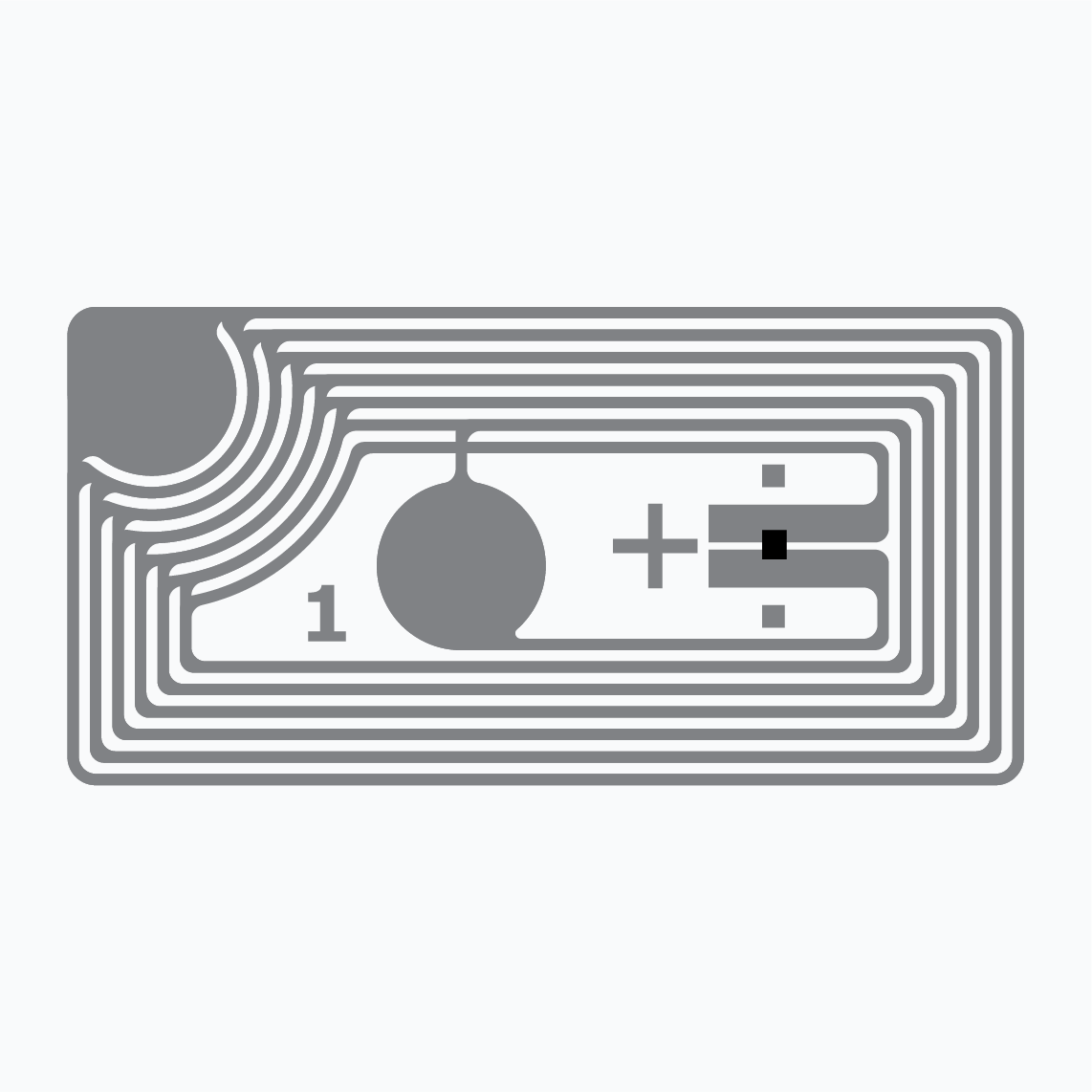 NFC RFID Inlay： Midas Slim 天线